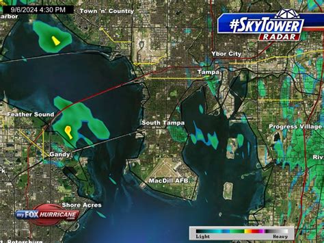 SkyTower Radar: Hillsborough & Pinellas counties.